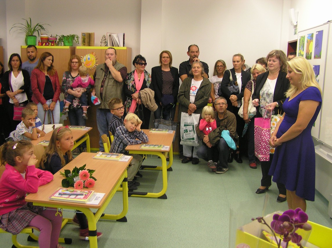 Prvňáčci ve škole